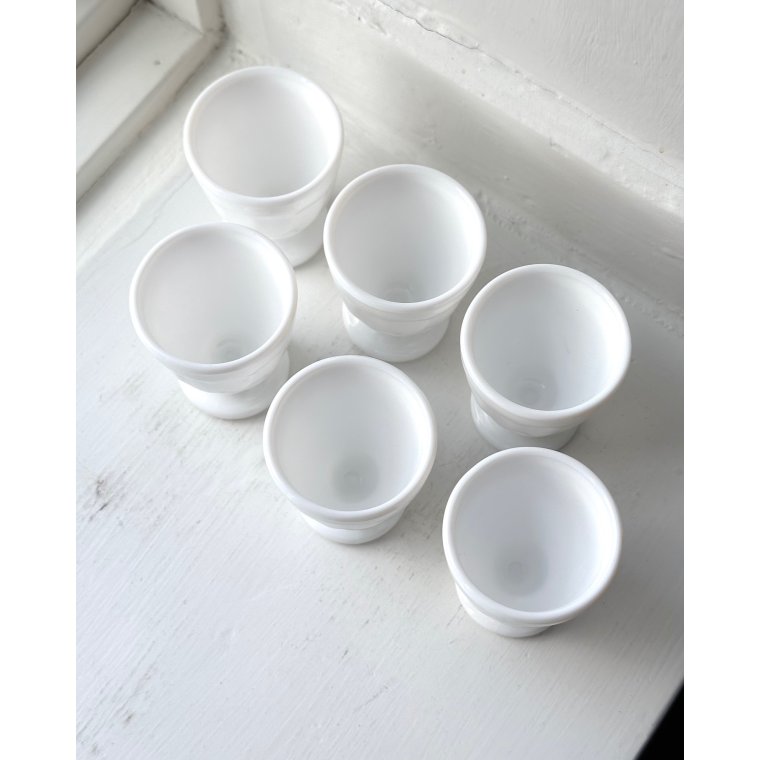 Egg cups w swirl, set of 6
