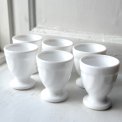Egg cups w swirl, set of 6