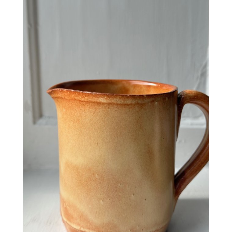 Cylindrisk kande, brun/creme, NB