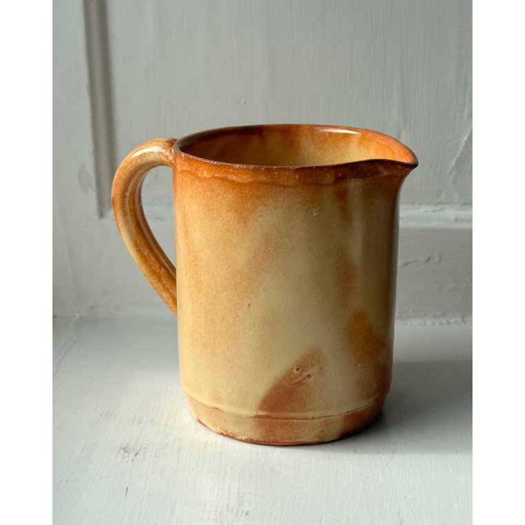 Cylindrisk kande, brun/creme, NB