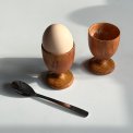 Egg cups, wood, set of 2, NB