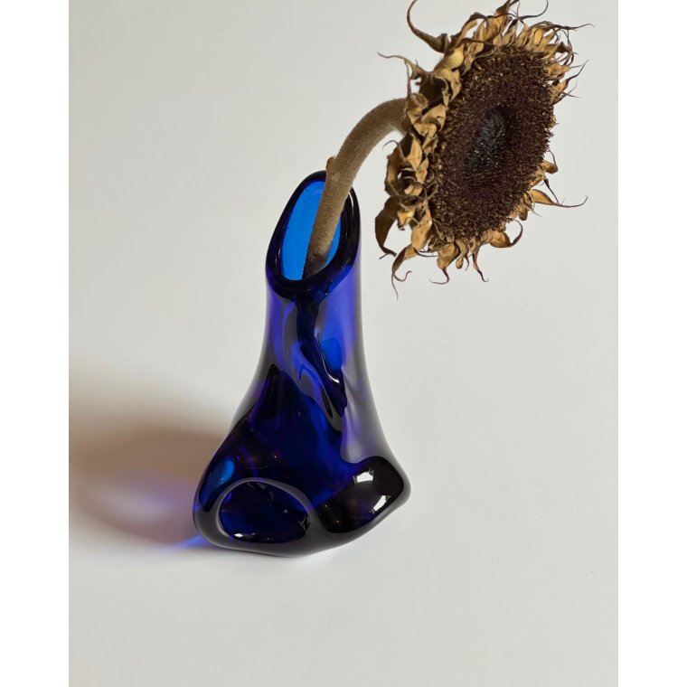 Kunstvase, koboltbl�