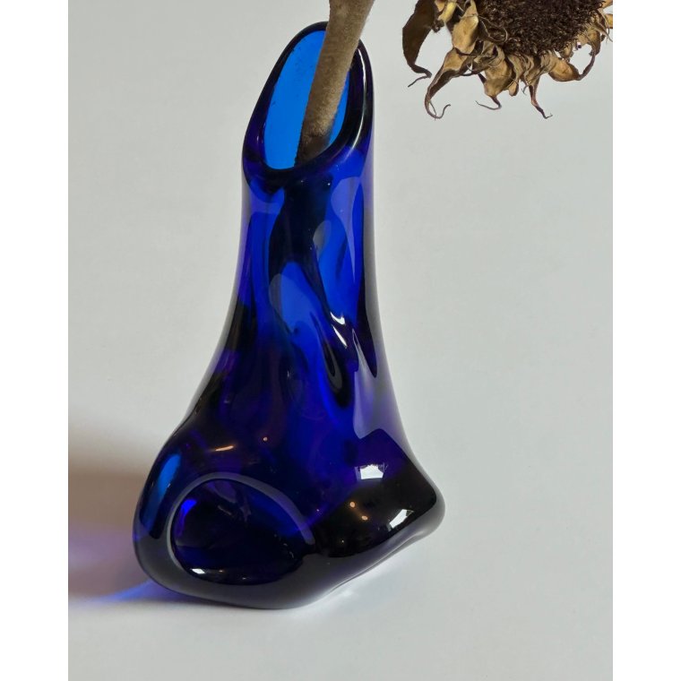 Kunstvase, koboltbl�