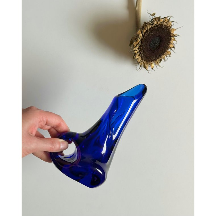 Kunstvase, koboltbl�