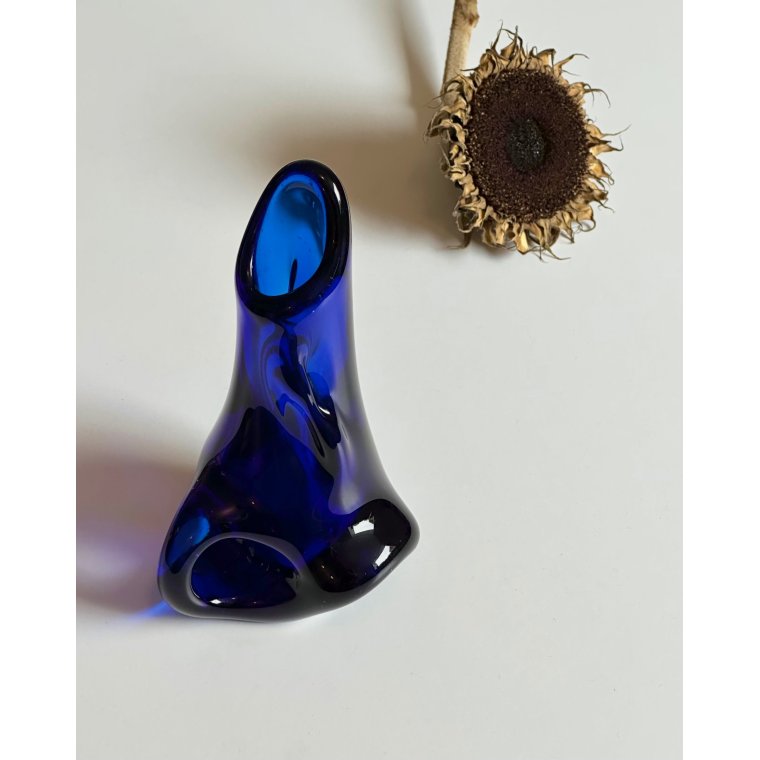 Kunstvase, koboltbl�