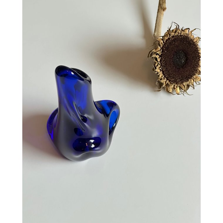 Kunstvase, koboltbl�