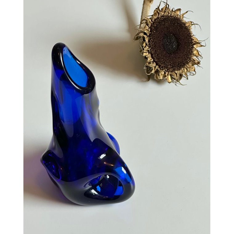 Kunstvase, koboltbl�