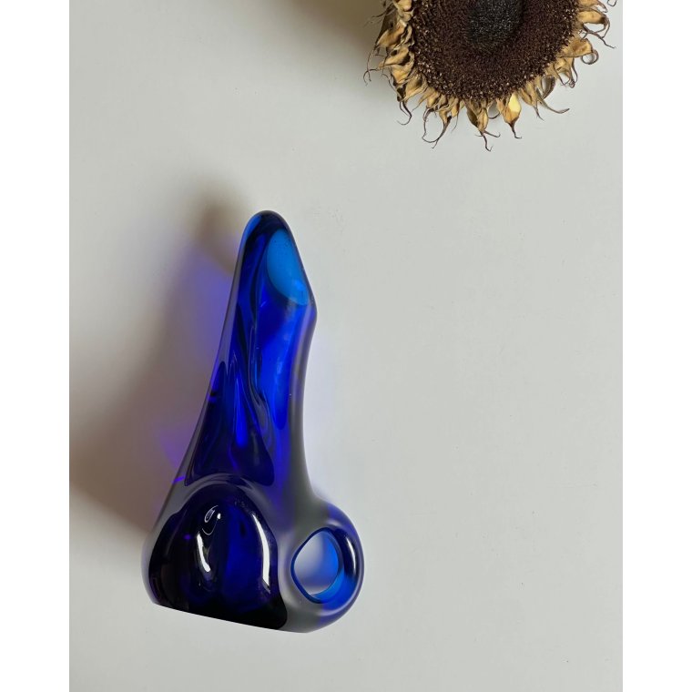 Kunstvase, koboltbl�