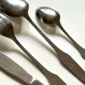 Retro cutlery for 6, stainless steel