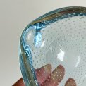 Lysebl� glassk�l m bobler