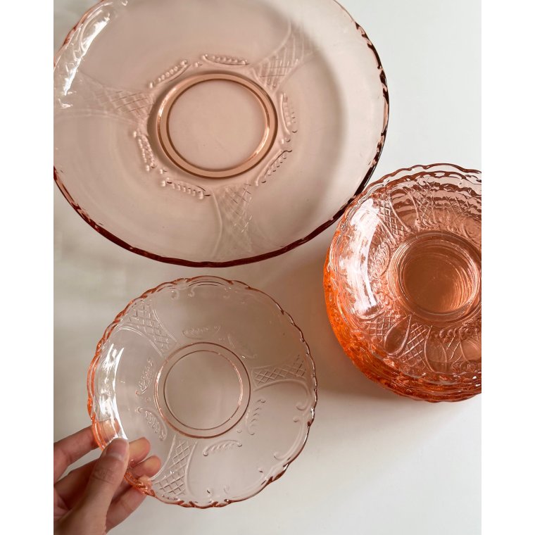 Dish and 12 plates, set
