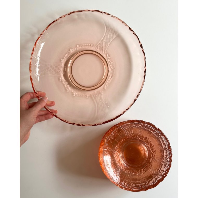 Dish and 12 plates, set