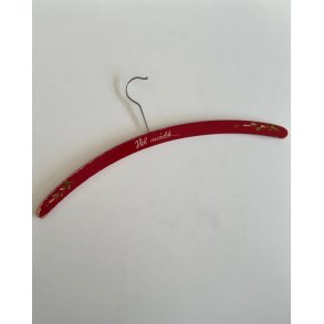 Vintage wooden hanger, painted, Welcome, NB