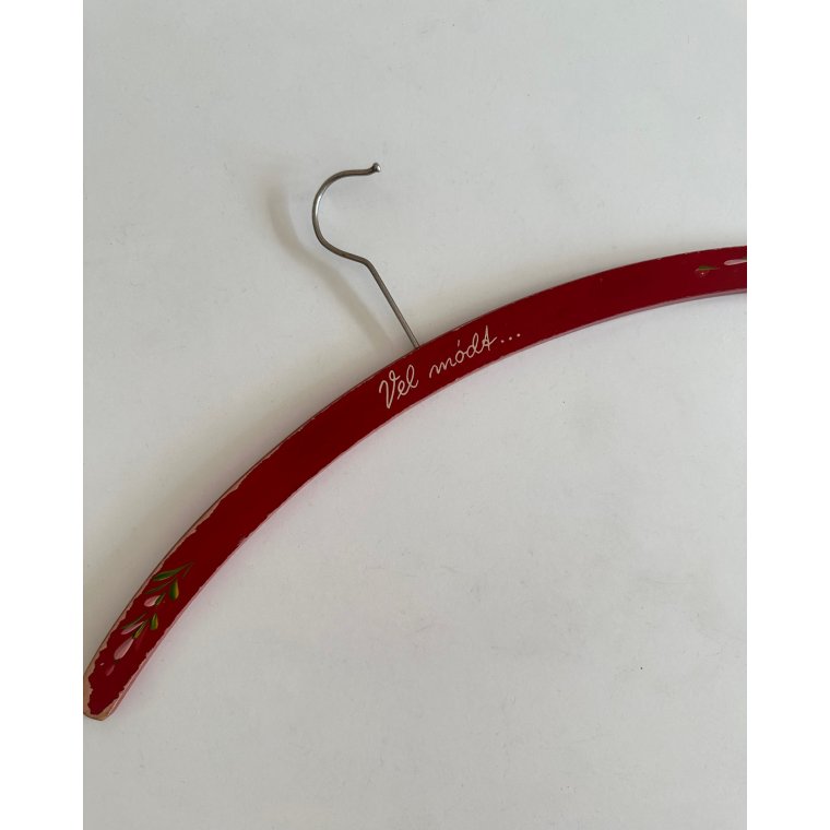 Vintage trbjle m bemaling, Vel Mdt, NB