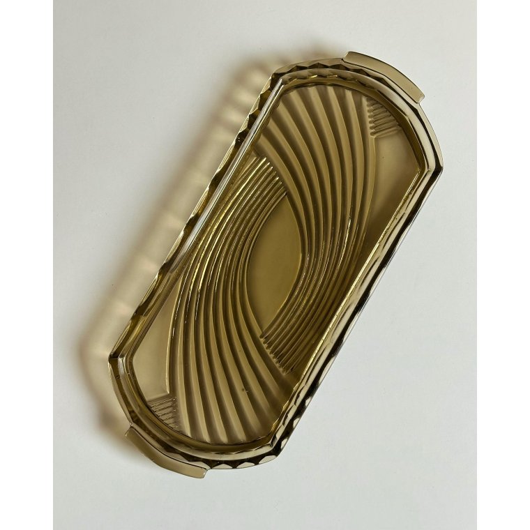 Glasfad, r�gfarvet glas