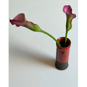 Cylindrical vase, ceramic