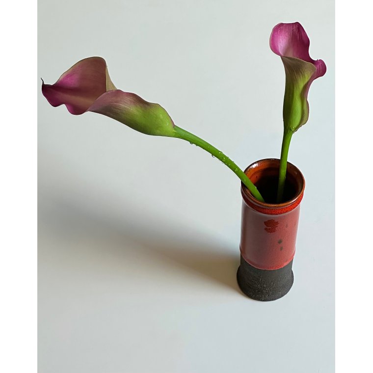 Cylindrisk vase, keramik