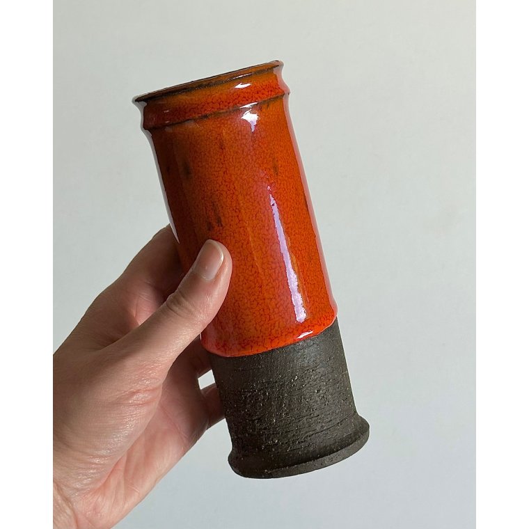 Cylindrisk vase, keramik