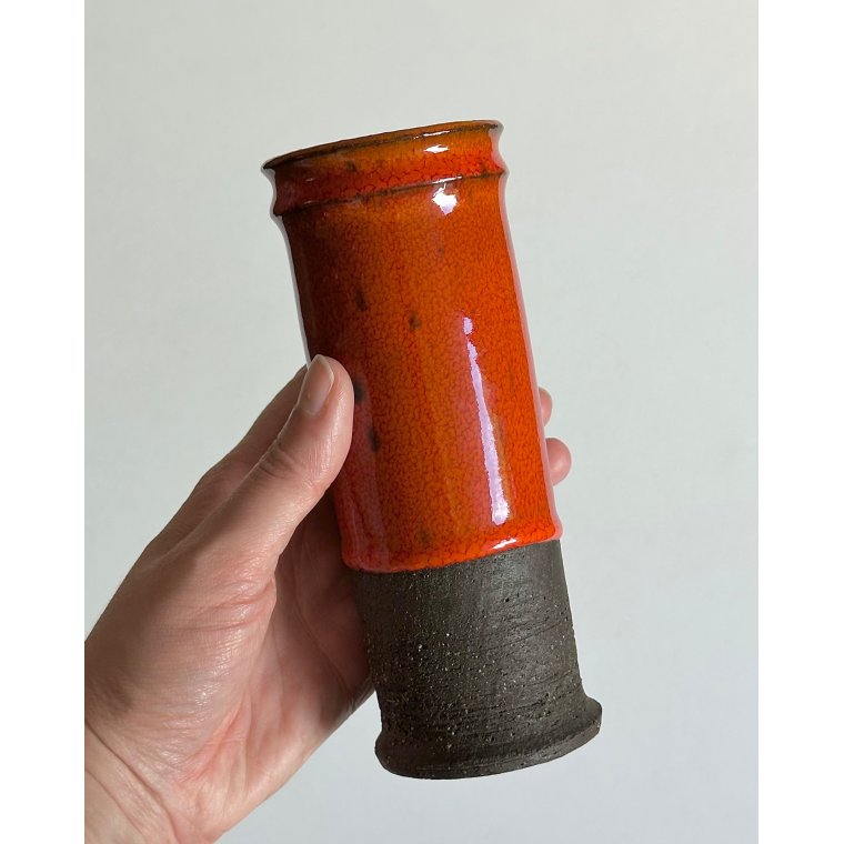 Cylindrisk vase, keramik