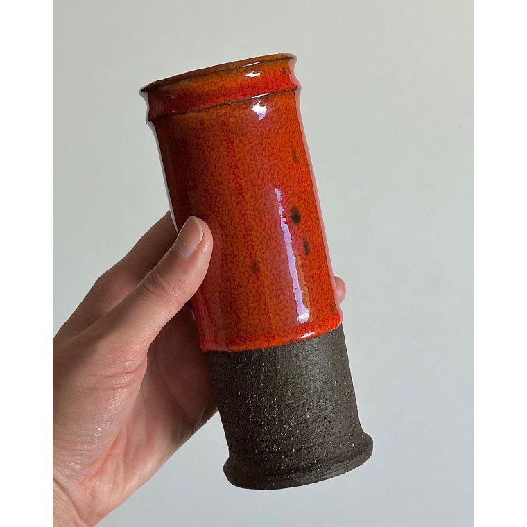 Cylindrisk vase, keramik