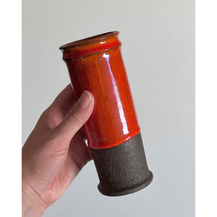 Cylindrisk vase, keramik