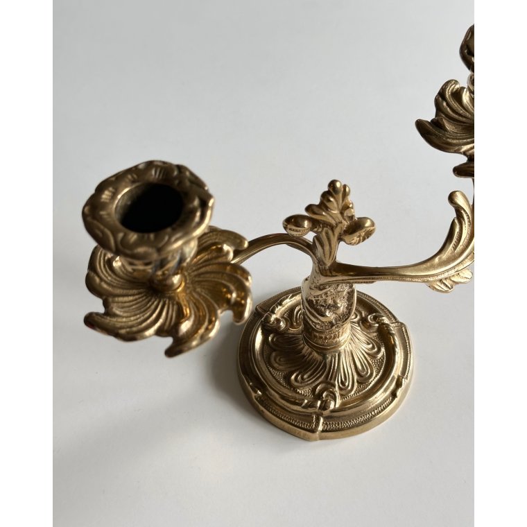 Toarmet messingstage, massiv