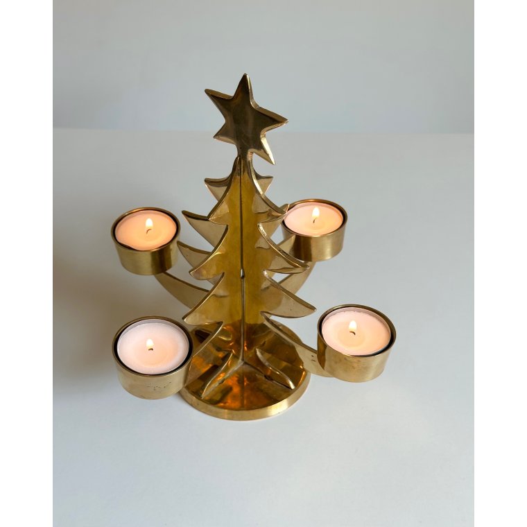 Adventsstage, juletr�, til fyrfadslys