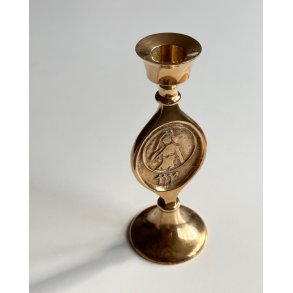 Scandia Malm brass candleholder, Virgo