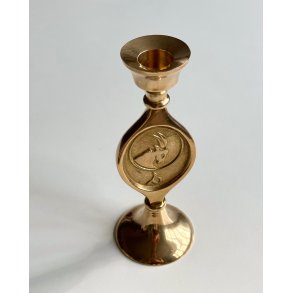 Scandia Malm brass candleholder, Capricorn