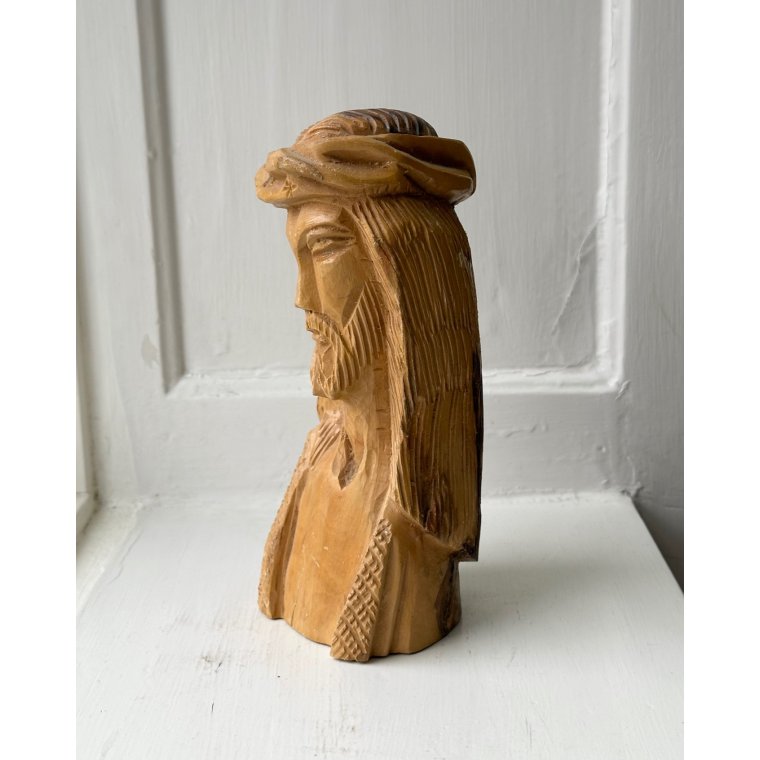 Hand carved Jesus, wood