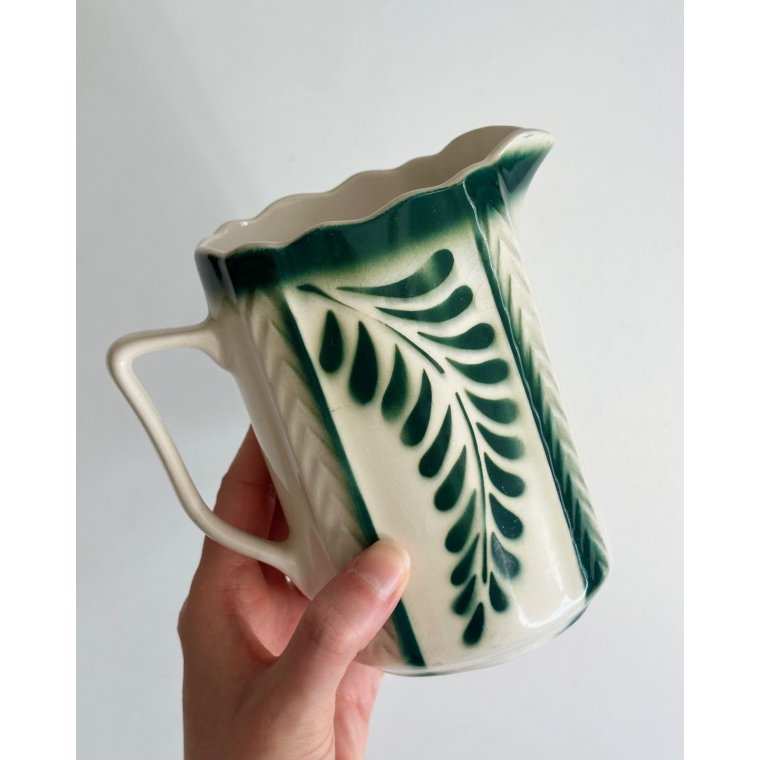 Faience jug, art nouveau