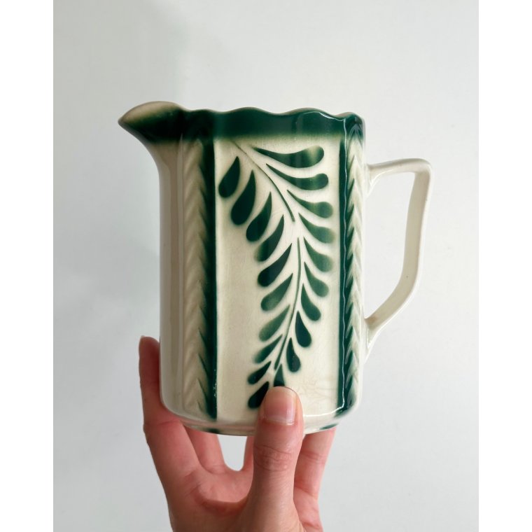 Faience jug, art nouveau