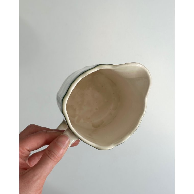 Faience jug, art nouveau