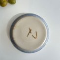 Ceramic plate w crystal glaze