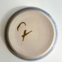 Ceramic plate w crystal glaze