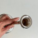 Candleholder, silverplated
