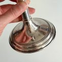 Candleholder, silverplated