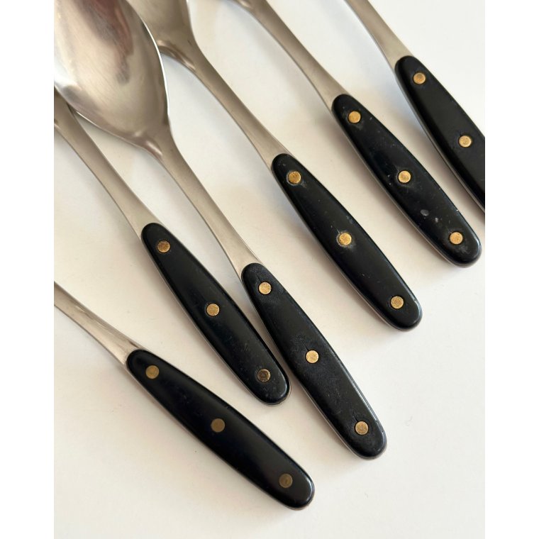 Hackman Finland stainless skeer, 6 stk samlet