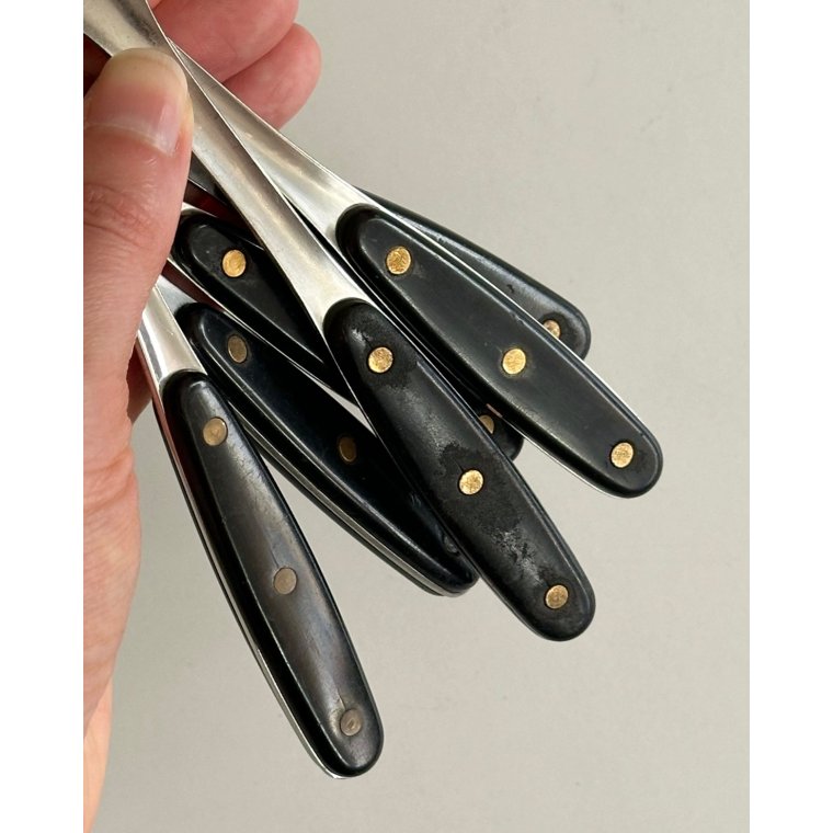 Hackman Finland stainless skeer, 6 stk samlet