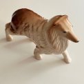 Faience figure, collie