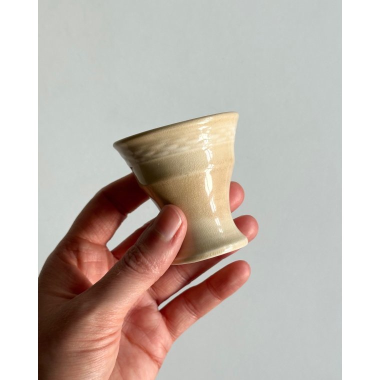 Aluminia egg cup, beige