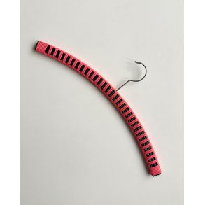 Retro bjle m plastbevikling, sort/neon pink
