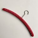 Retro hanger w plastic wire, red/cream/black