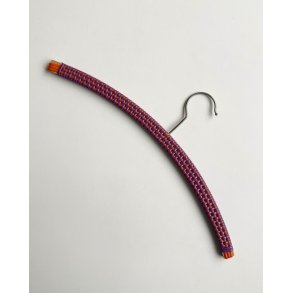 Retro bjle m plastbevikling, lilla/orange