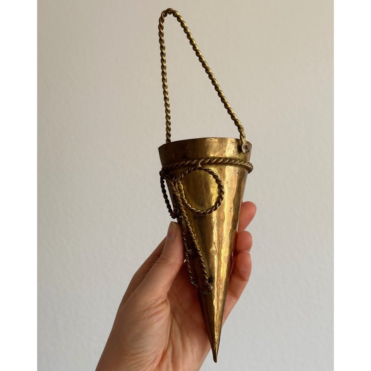 Messingkrmmerhus m snoet hank og sljfe, pr stk