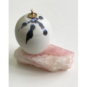 Karsten Nielsen oil lamp, Frederikshavn Stoneware