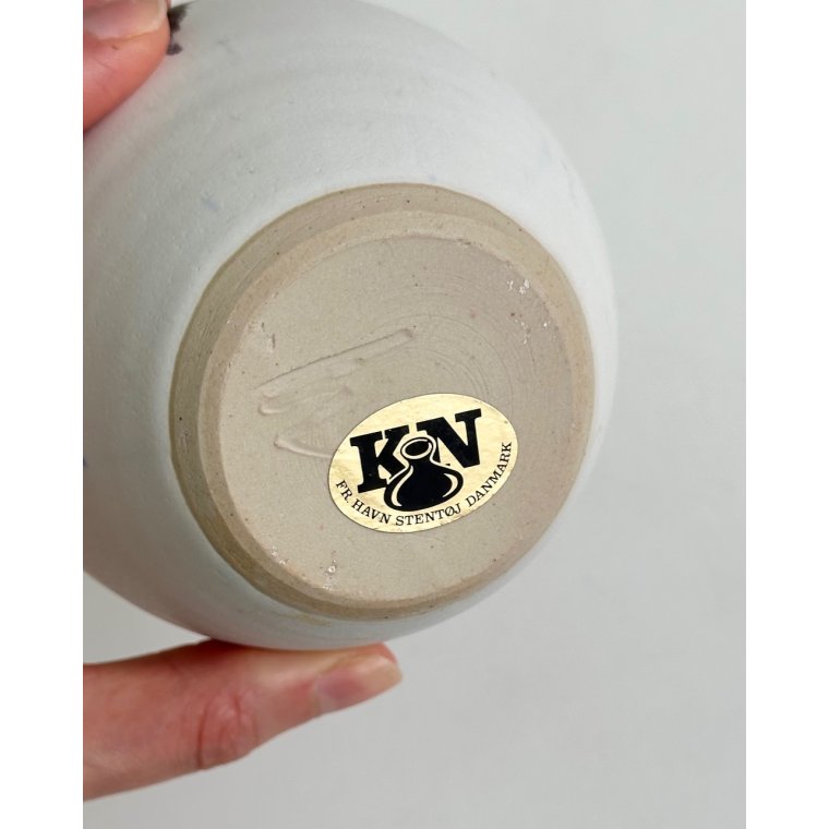 Karsten Nielsen oil lamp, Frederikshavn Stoneware