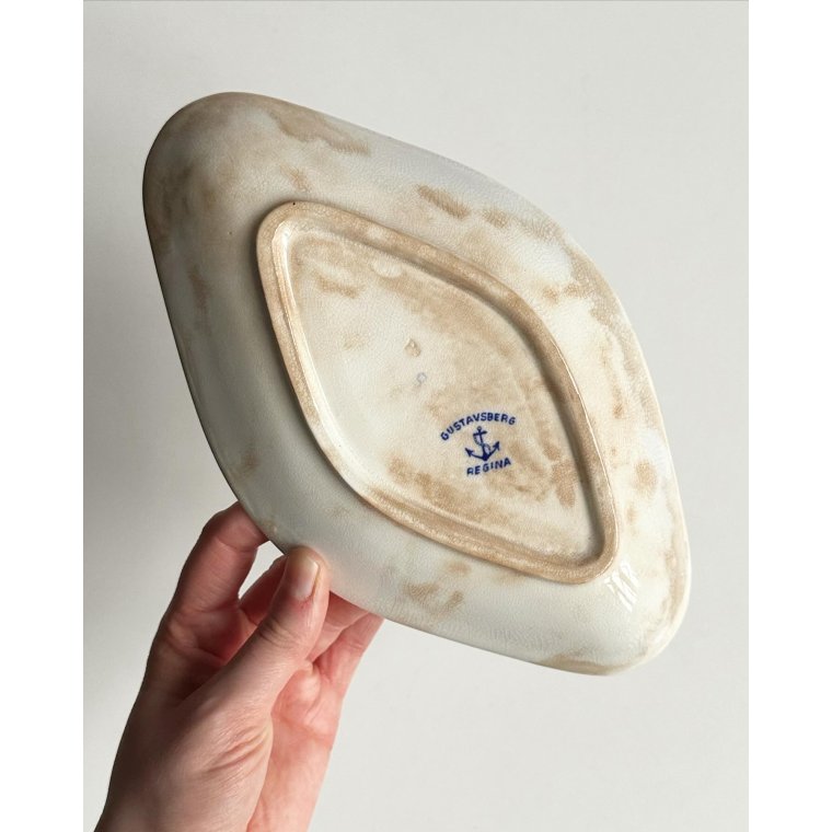 Gustavsberg Regina, patinated dish, NB