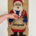 Christmas post, jute