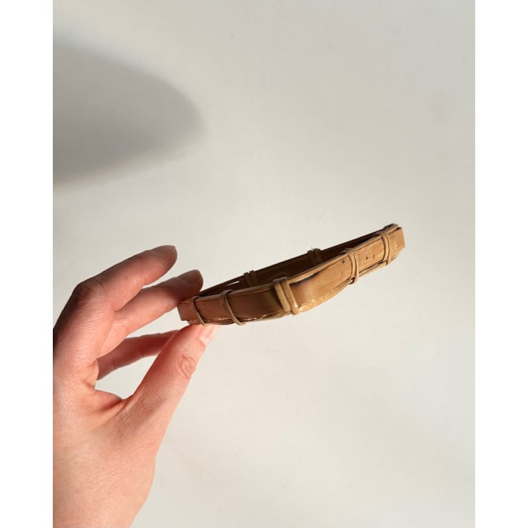 Small wicker tray, triangle